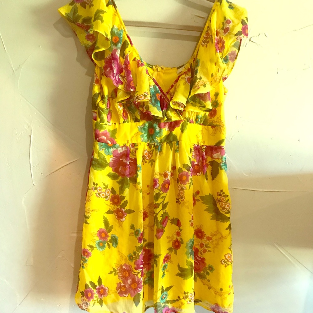 Boho Forever 21 summer dress yellow